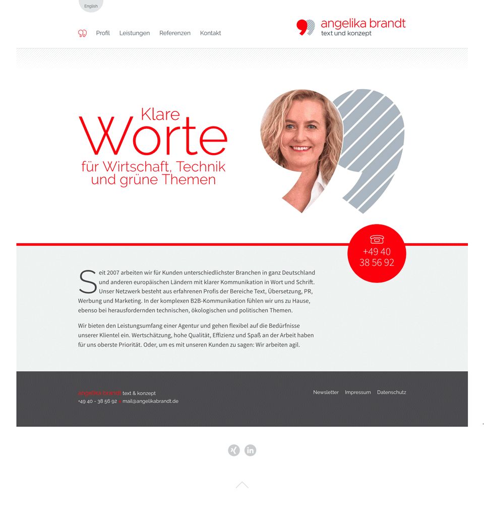 Website Angelika Brandt