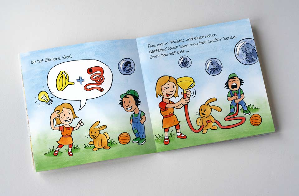 Kinderheft Handyalarm Innen