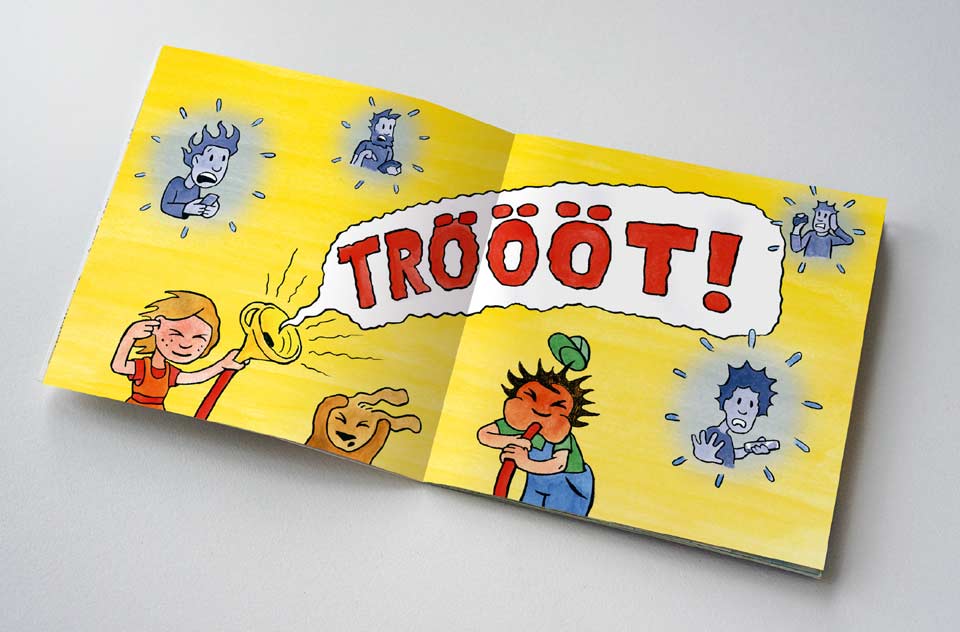 Kinderheft Handyalarm Innen