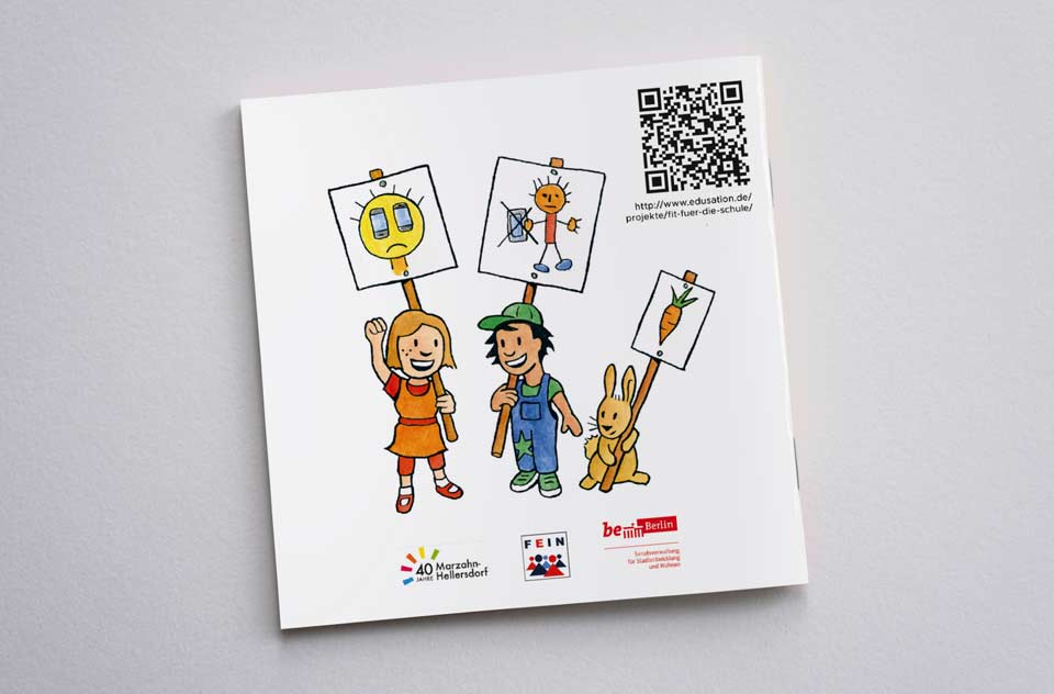 Kinderheft Handyalarm Rückseite